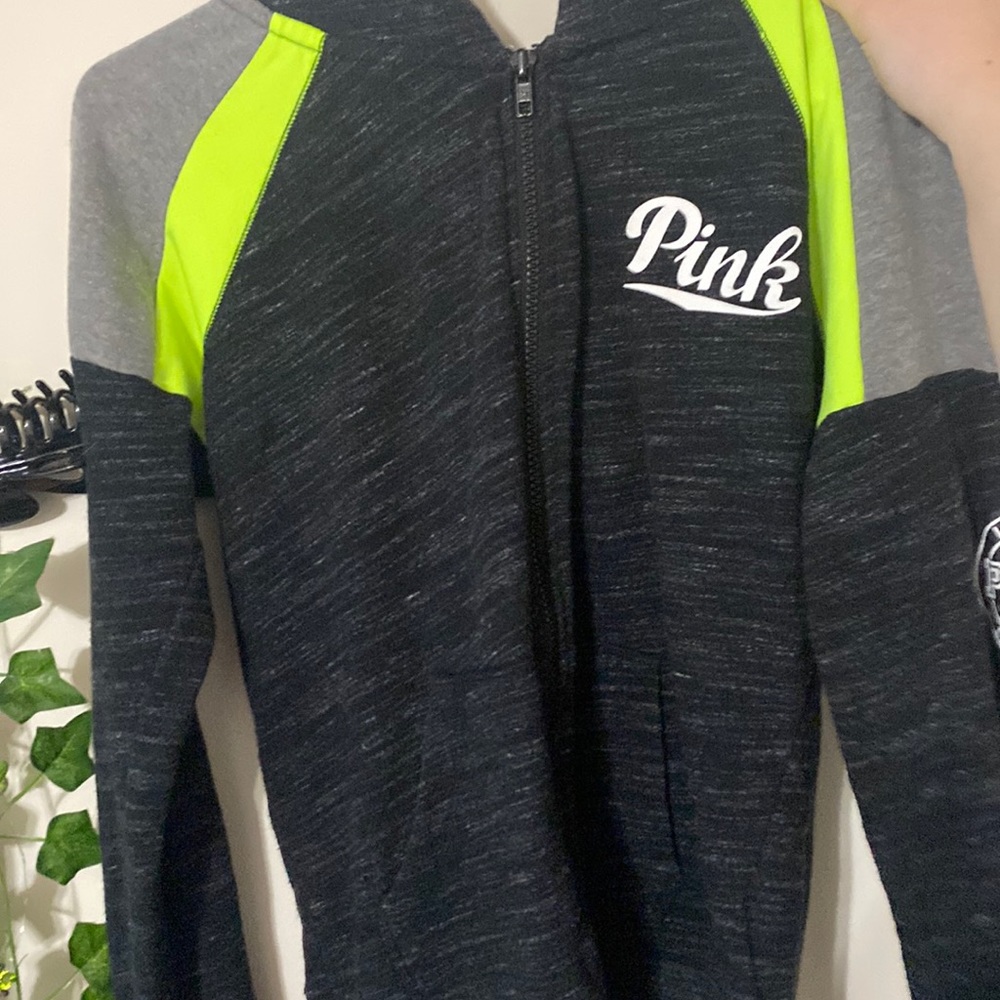 PINK zip up barely worn